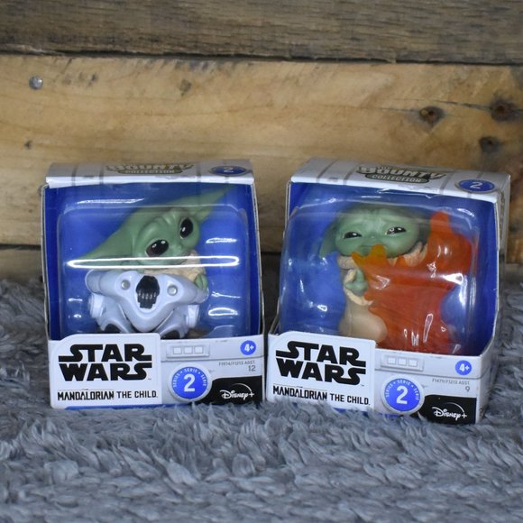 NWT The Bounty Hunter - The Child Series 2 Baby Yoda/Grogu Toys Set of 2 - Picture 2 of 16